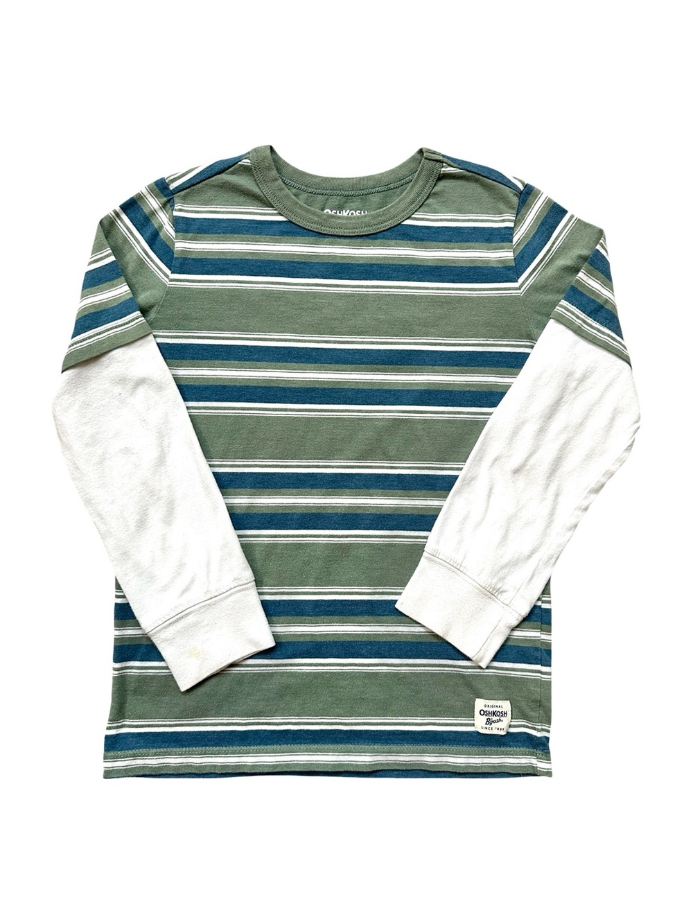 ⭐️ 5 for $25 Oshkosh B’Gosh Boys Striped Long Sleeve Top Size 7
